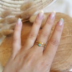 L'univers de sada leane vous propose une belle bague avec une jolie Amazonite