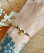 Craquer pour ce joli bracelet sur le thème du Gémeau