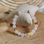 L'univers de sadaleane vous propose ce beau bracelet en quartz rose