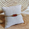 Trio de bracelets : Cornaline