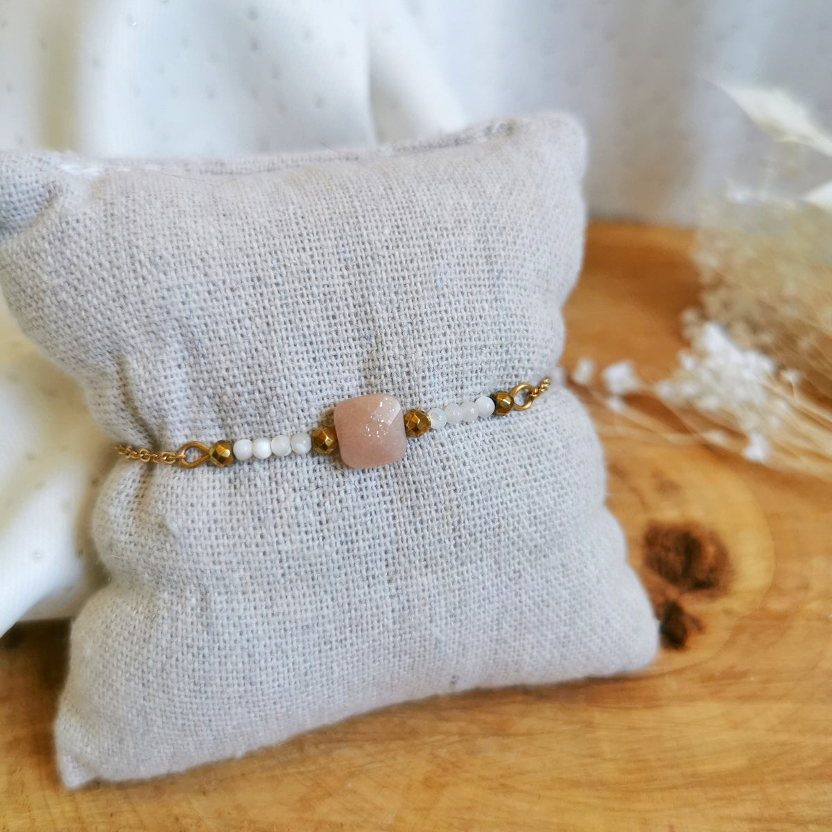 Trio de bracelets : Pierre de soleil