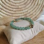 Joli bracelet pour les femmes stressée ,  besoin de calme et Positif avec l'aventurine
